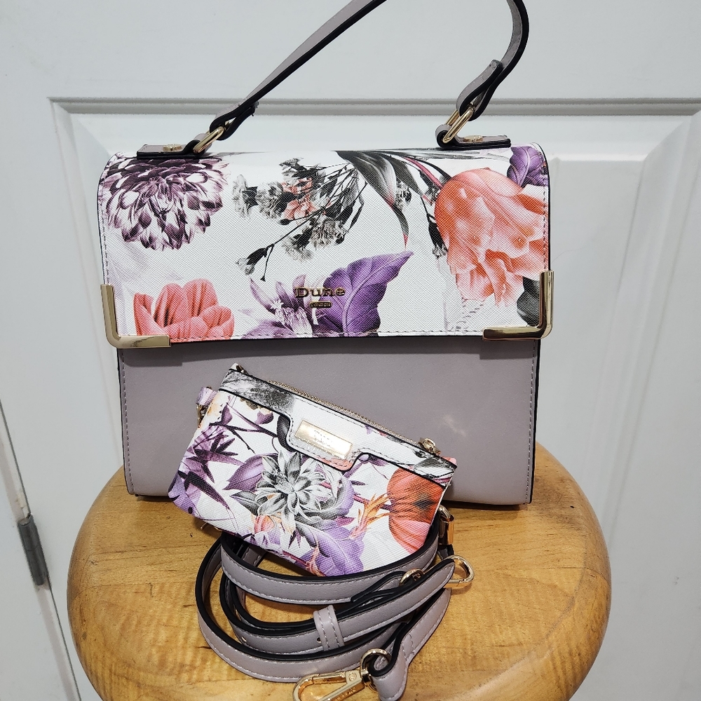 NWOT Dune London Floral Purse